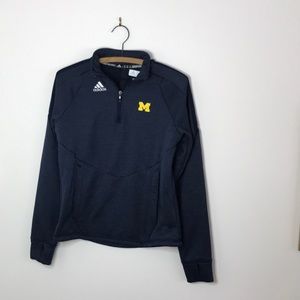 Adidas Climatewarm University of Michigan zip up Fleece